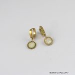 Steel Dangling Shell Earring