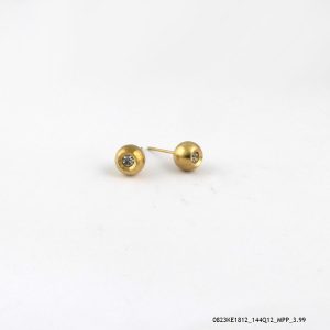 Steel Crystal Earring