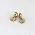 Butterfly Hoops Earring