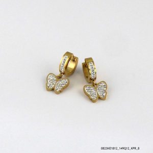 Butterfly Hoops Earring
