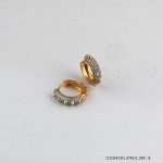 2 Colour Spike Hoops Earring