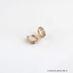 2 Colour Dress Hoops Earring