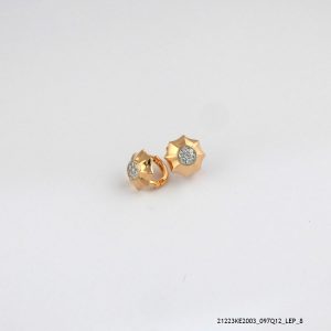 Casual Crystal Hoops Earring