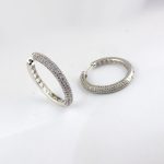 Luxury Crystal Hoops