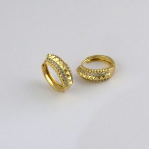 Casual Spike Hoop Earring