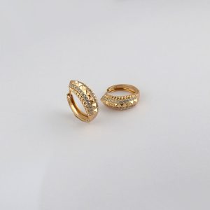 Casual Spike Hoop Earring