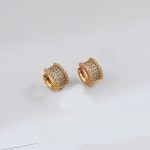 Casual Crystal Hoop Earring