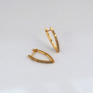 Casual U Hoop Earring