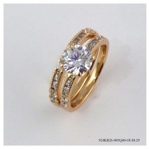 1set 2pc Fashion Ring