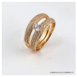 1set 2pc Fashion Ring