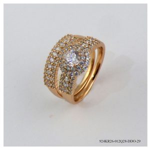 1set 2pc Fashion Ring