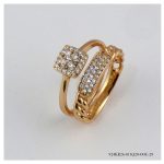 1set 2pc Fashion Ring