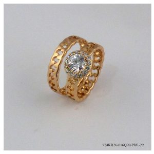 1set 2pc Fashion Ring