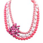 Pink Beads Bula Necklace