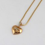 2 Colour Cross Heart Necklace