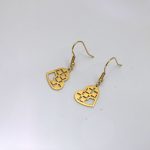 Antique Cut Heart Earring
