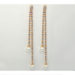Baguette Drop Earring