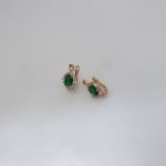 Emerald Colour Hoops
