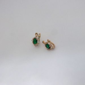 Emerald Colour Hoops
