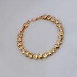 2Colour Crystal Heart Bracelet