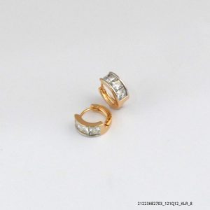 2 Colour Baguette Hoops