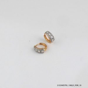 2 Colour Dress Hoops Earring