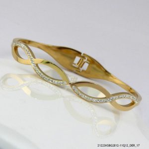 Twisted Crystal Bangle