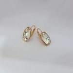 Elegant Crystal Hoops