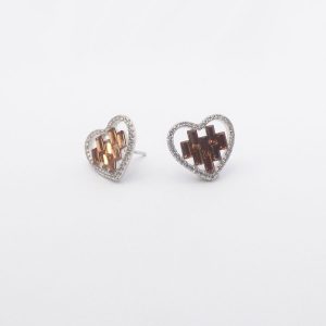 Crystal Heart Earring