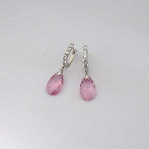 Crystal Pear Drop Earring