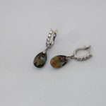 Crystal Pear Drop Earring