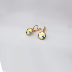 Elegant Crystal Hoops