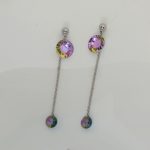 Crystal Pear Drop Earring