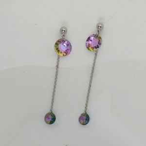 Crystal Pear Drop Earring