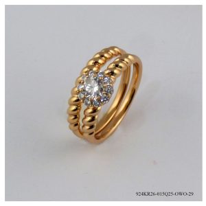 1set 2pc Fashion Ring