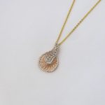 2Colour Luxury Pendent - Chain Incl.