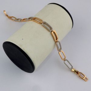 2 Colour Crystal Bracelet