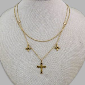 Multi Cross Necklace