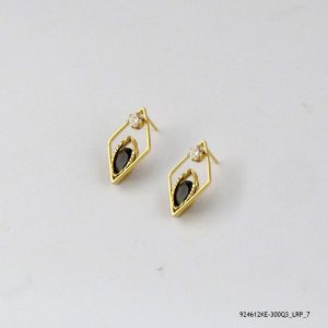 14KGP STONE EARRING