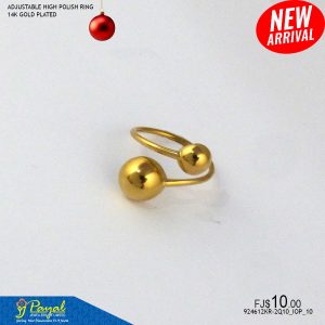 Adj High Polish Ring