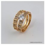 1set 2pc Fashion Ring