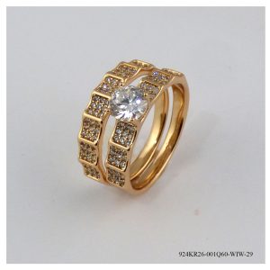 1set 2pc Fashion Ring