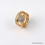 2pc 18K Gold Plated Ring