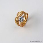 2PC 18K GOLD PLATED RING