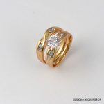 2pc 18K Gold Plated Ring