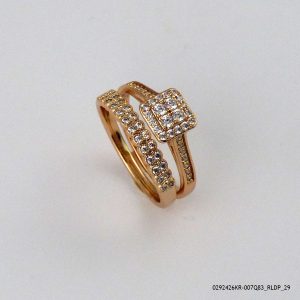 2PC 18K Gold Plated Ring