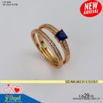 2PC 18K Gold Plated Ring
