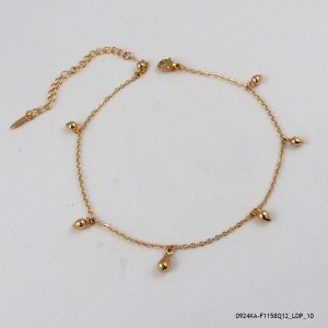 Charms Anklet 18K Gold Plated