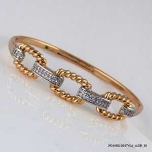 2 Color G/P Fashion Bangle