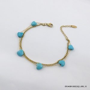 Aqua Heart G/P Bracelet